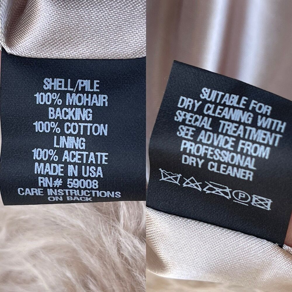 Sofia Cashmere Tan Mohair Shearling Vest Size XS Old Money Minimalist - Picture 12 of 12